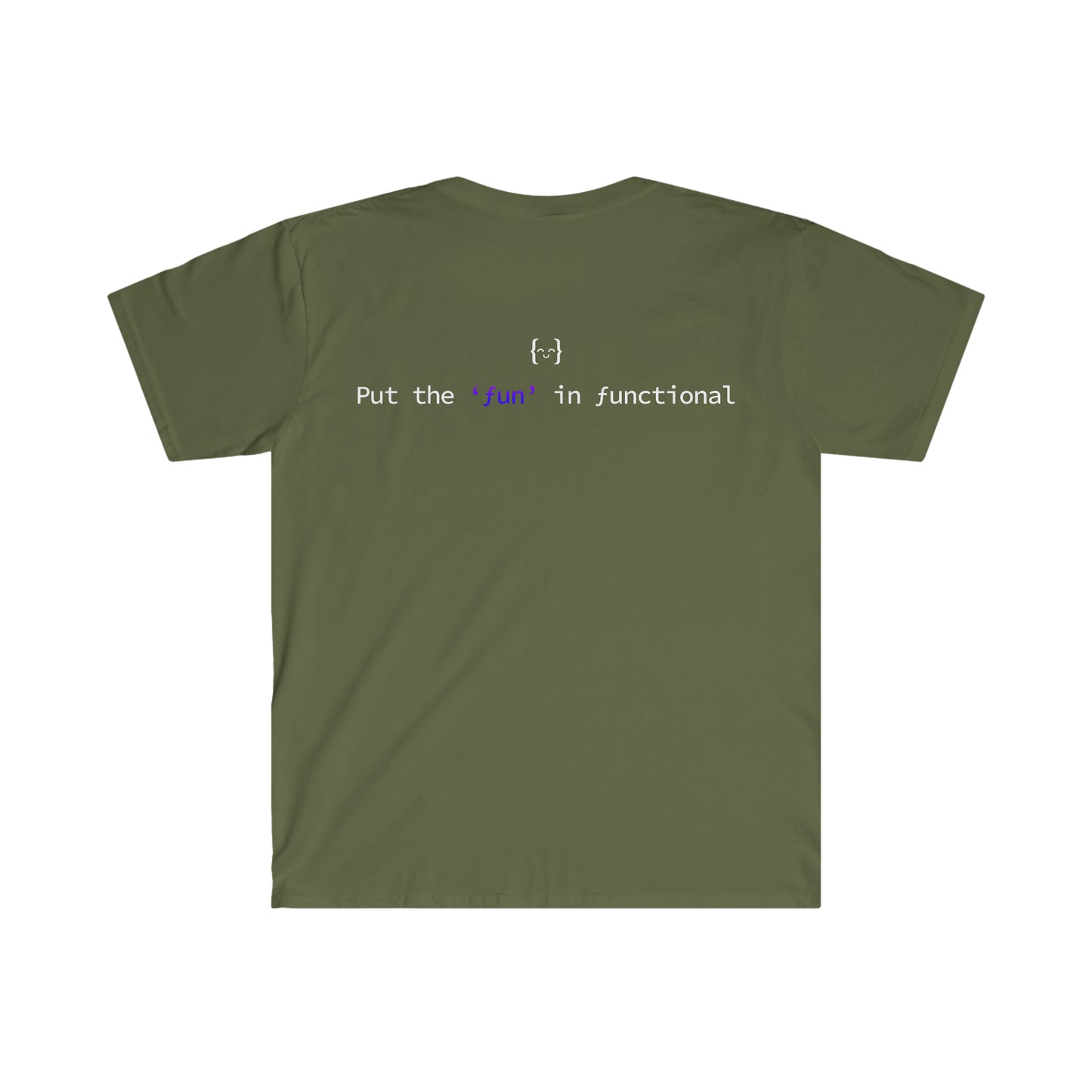 Unisex T-shirt - Fun in Functional LOGO BACK - Dark