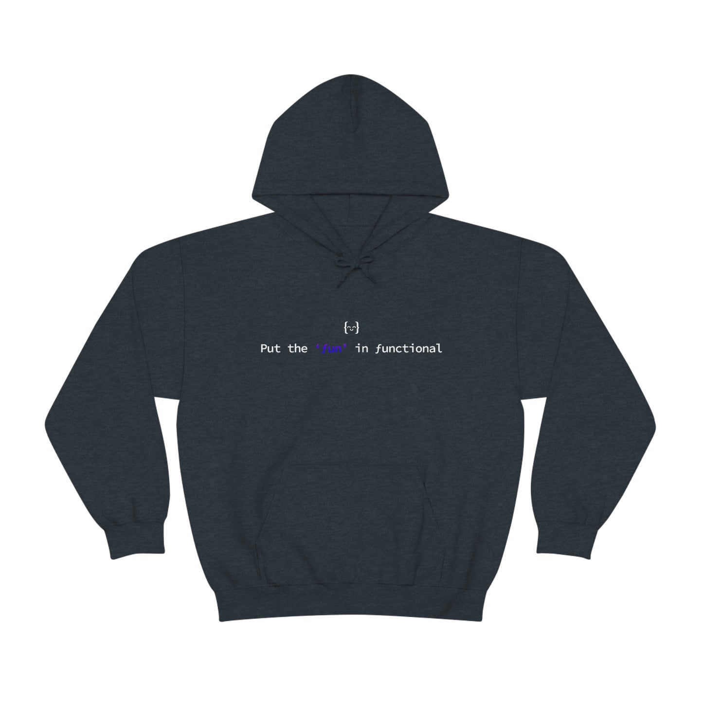 Unisex Hoodie - Fun in Functional LOGO FRONT - Dark Mode