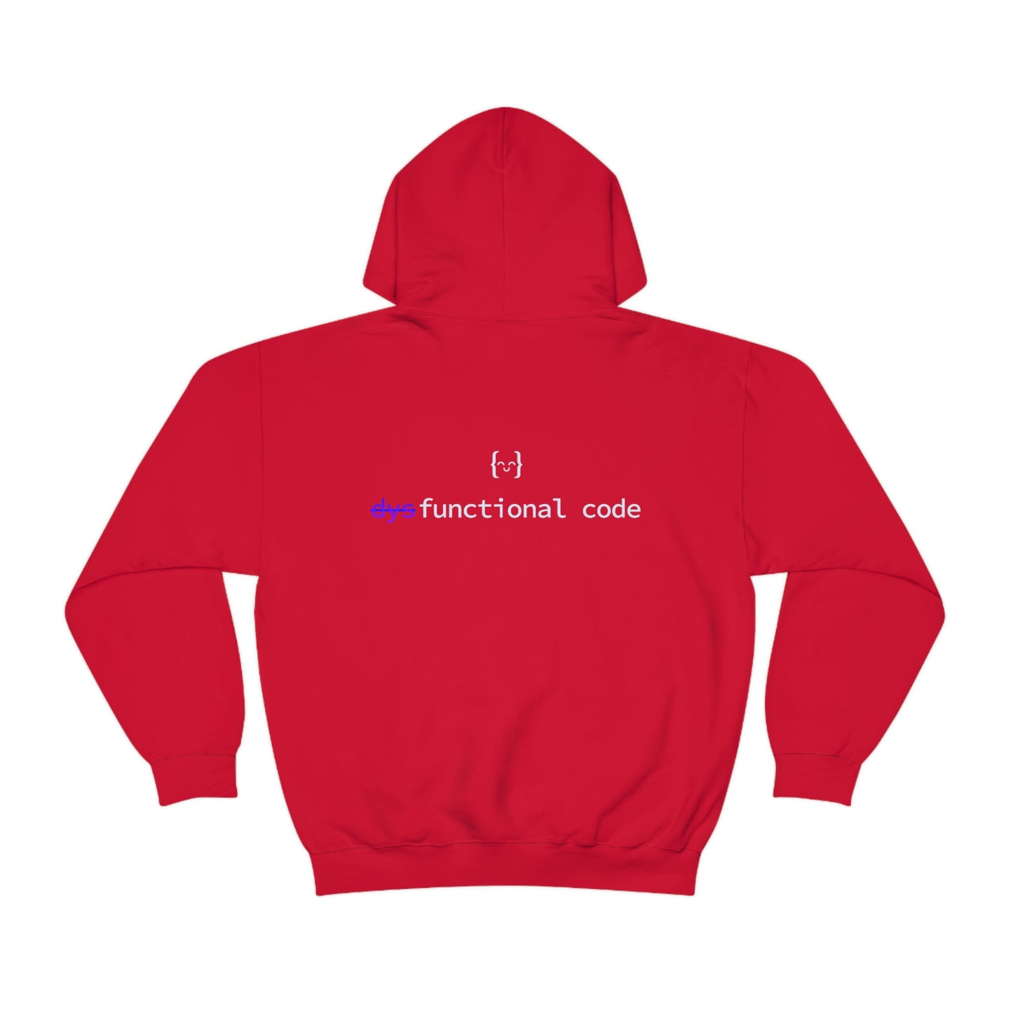 Unisex Hoodie - dysFunctional LOGO BACK/EXERCISM LOGO FRONT - Dark Mode