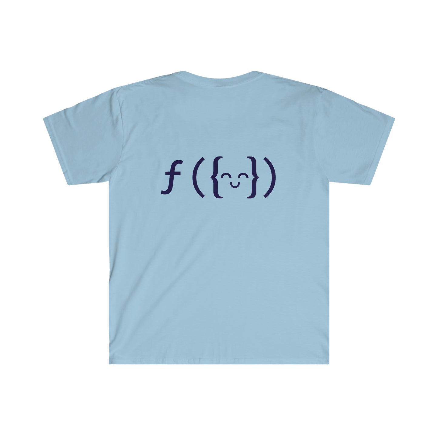 Unisex T-shirt - f( ) LOGO BACK - Light