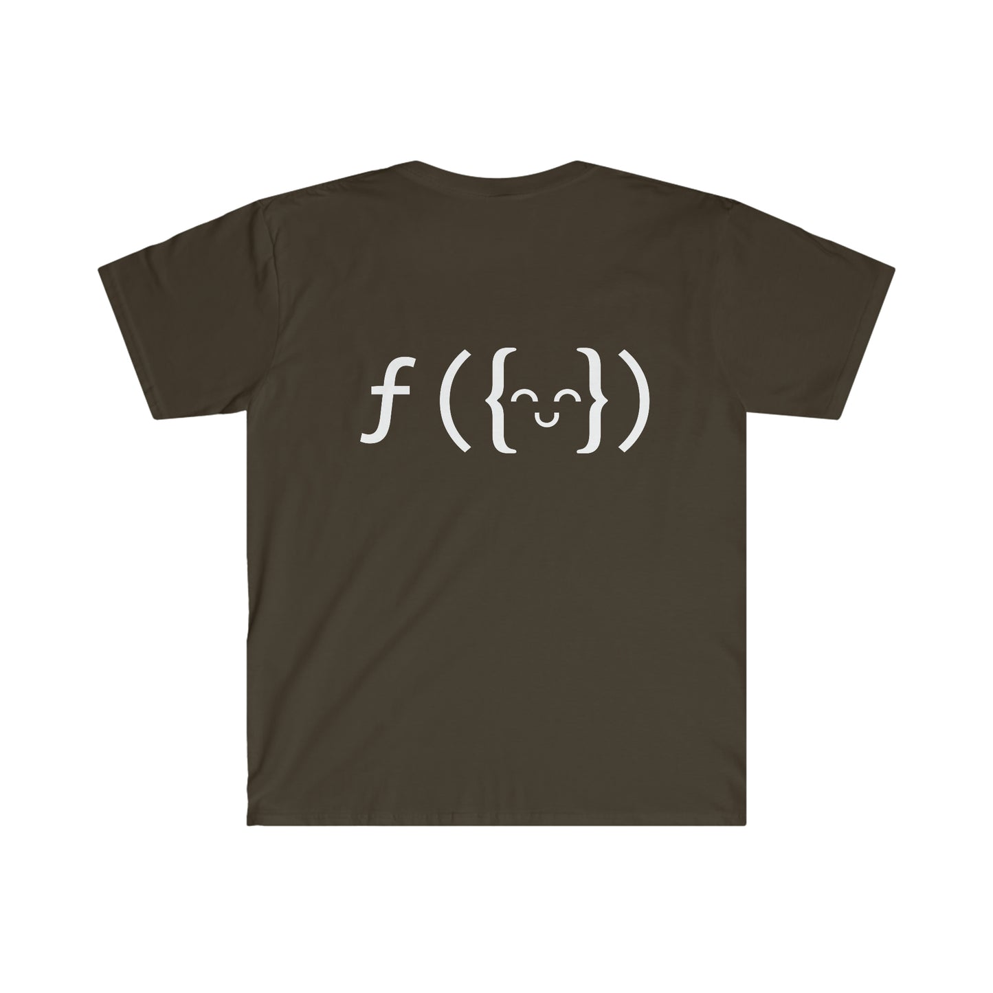 Unisex T-shirt - f( ) LOGO BACK - Dark