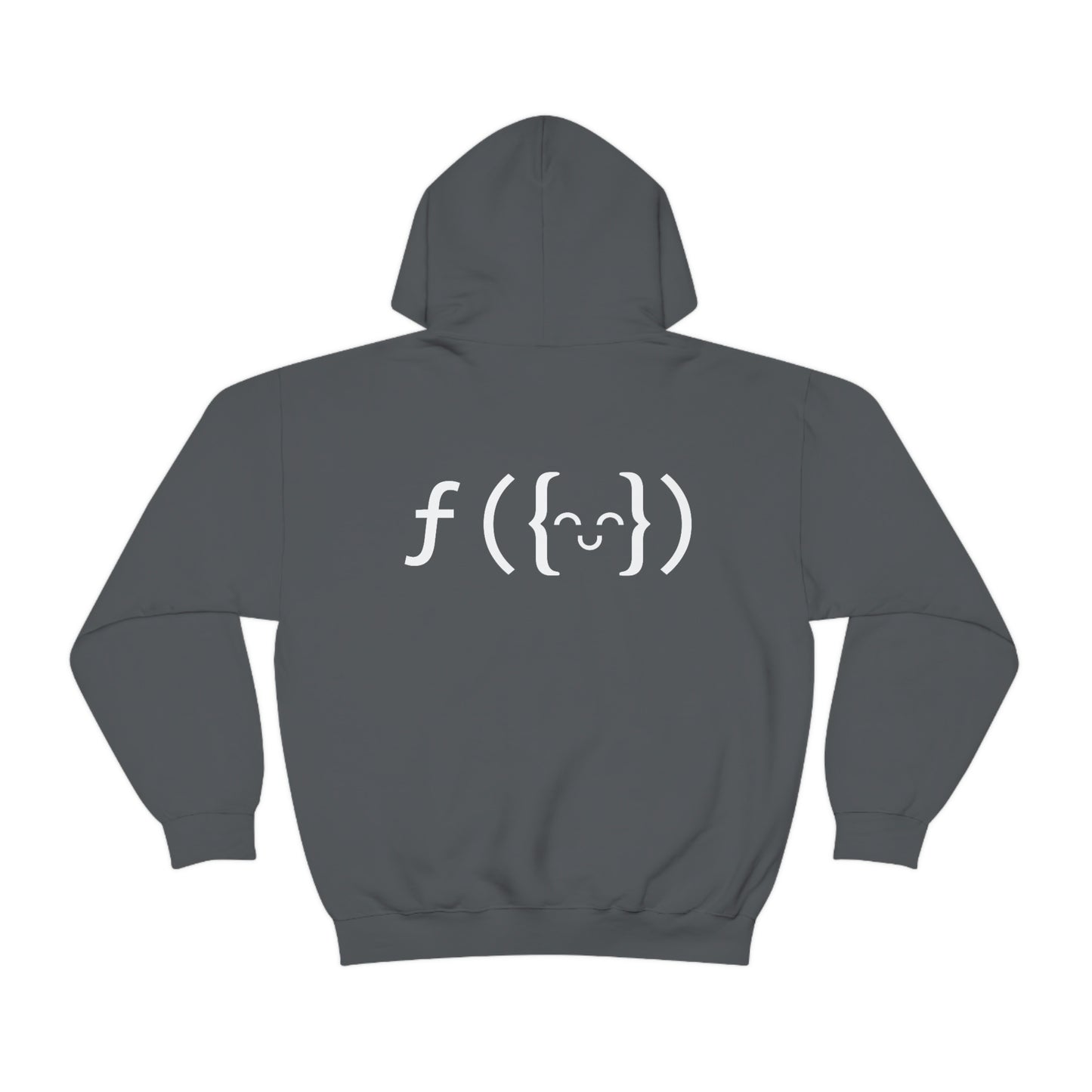Unisex Hoodie - f( ) LOGO BACK/EXERCISM LOGO FRONT - Dark Mode
