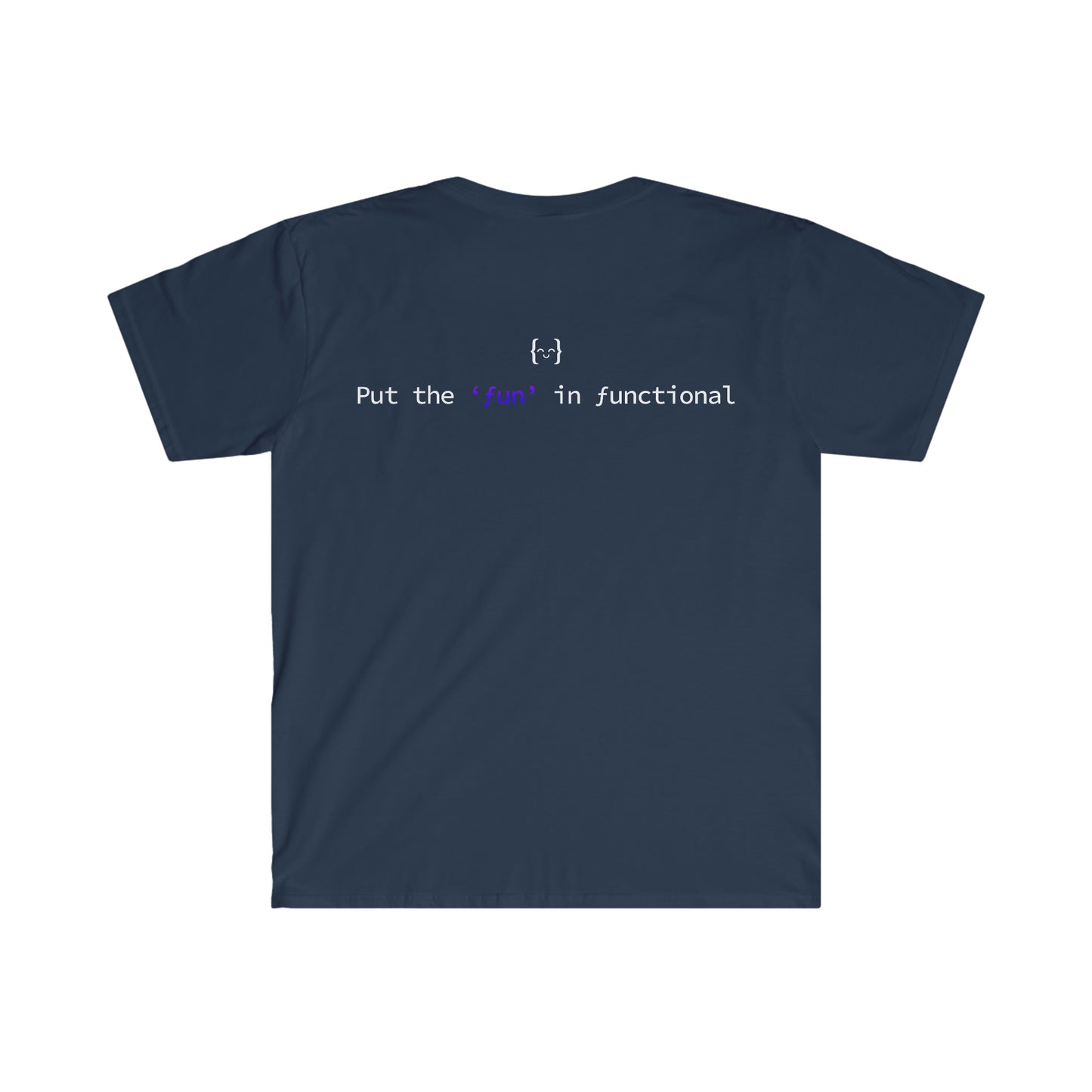Unisex T-shirt - Fun in Functional LOGO BACK - Dark