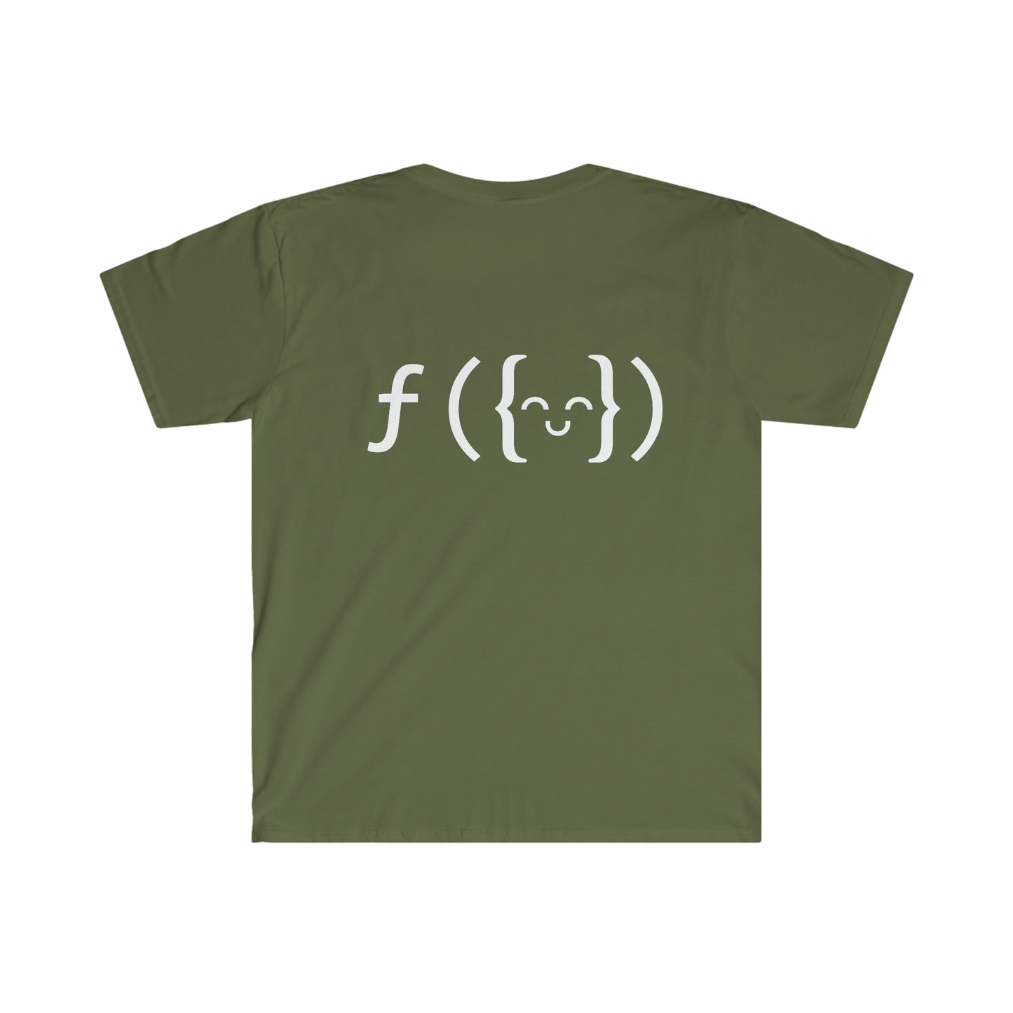 Unisex T-shirt - f( ) LOGO BACK - Dark