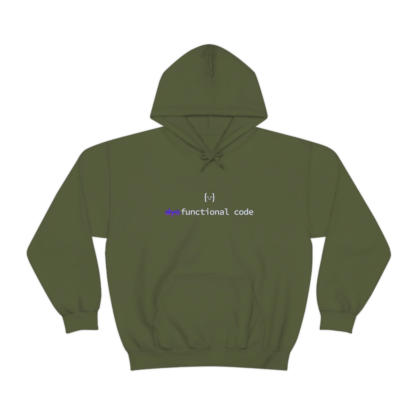 Unisex Hoodie - dysFunctional February LOGO FRONT - Dark Mode