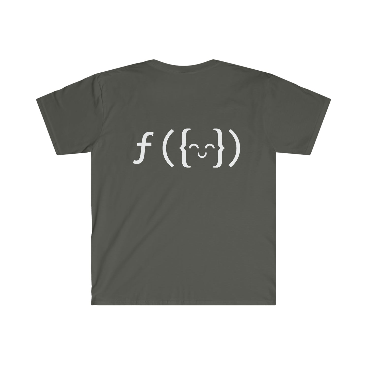Unisex T-shirt - f( ) LOGO BACK - Dark