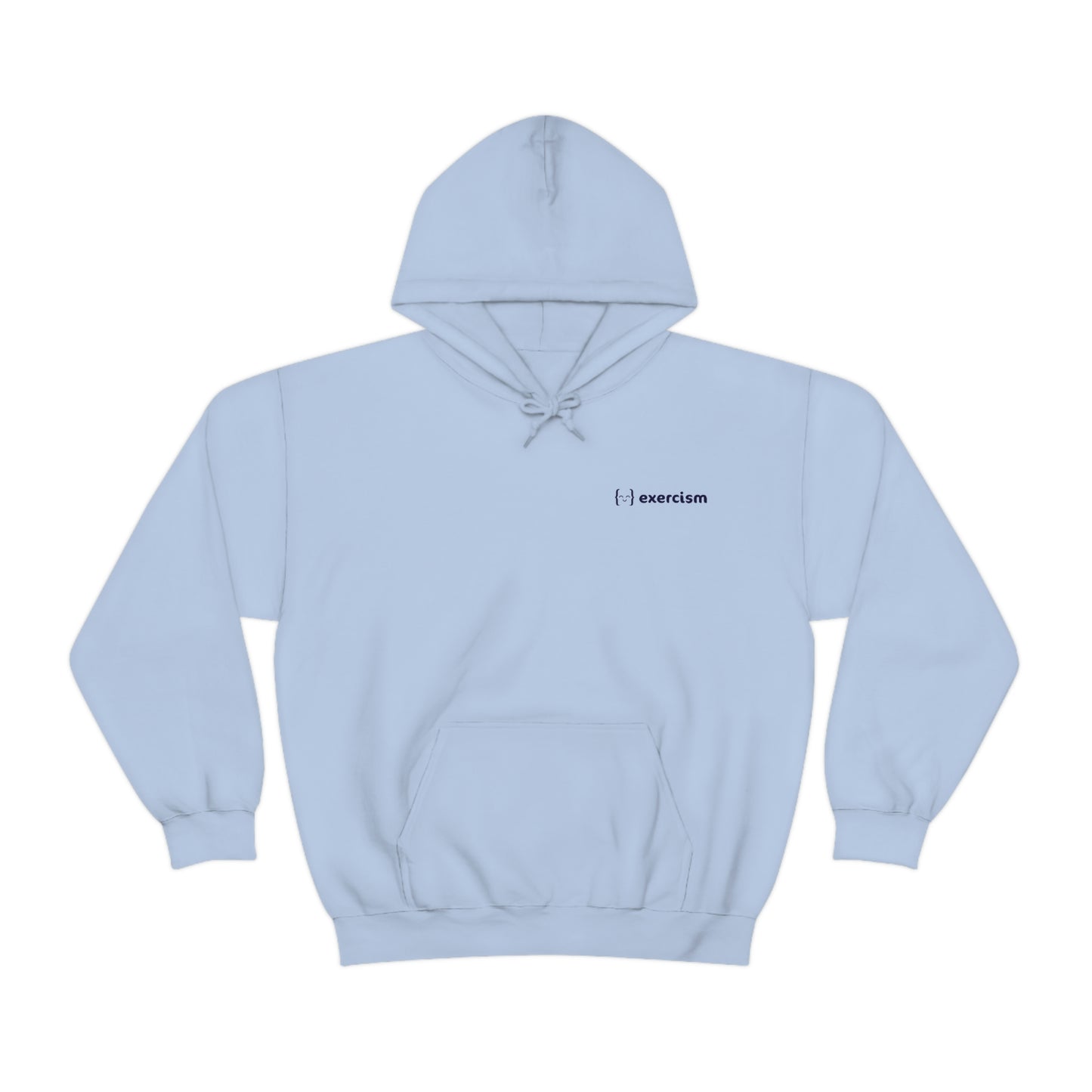 Unisex Hoodie - Fun in Functional LOGO BACK/EXERCISM LOGO FRONT- Light Mode