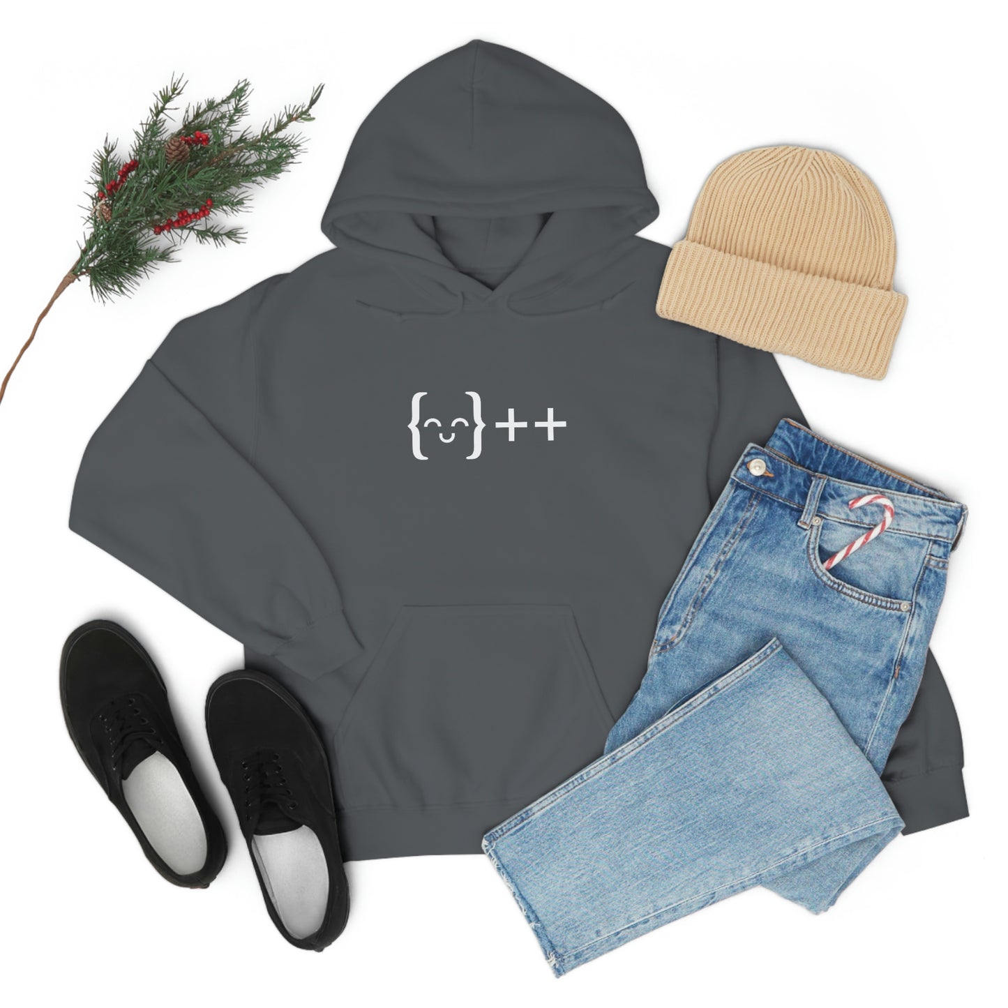 Unisex Hoodie - Mechanical March LOGO FRONT - Dark Mode