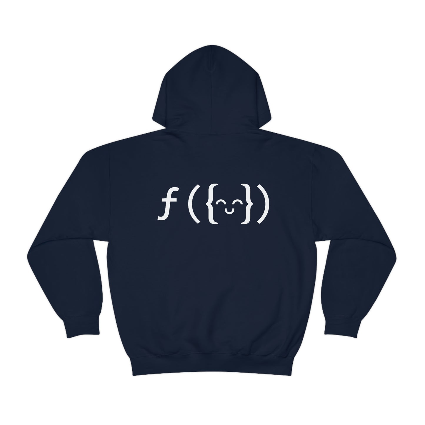 Unisex Hoodie - f( ) LOGO BACK/EXERCISM LOGO FRONT - Dark Mode