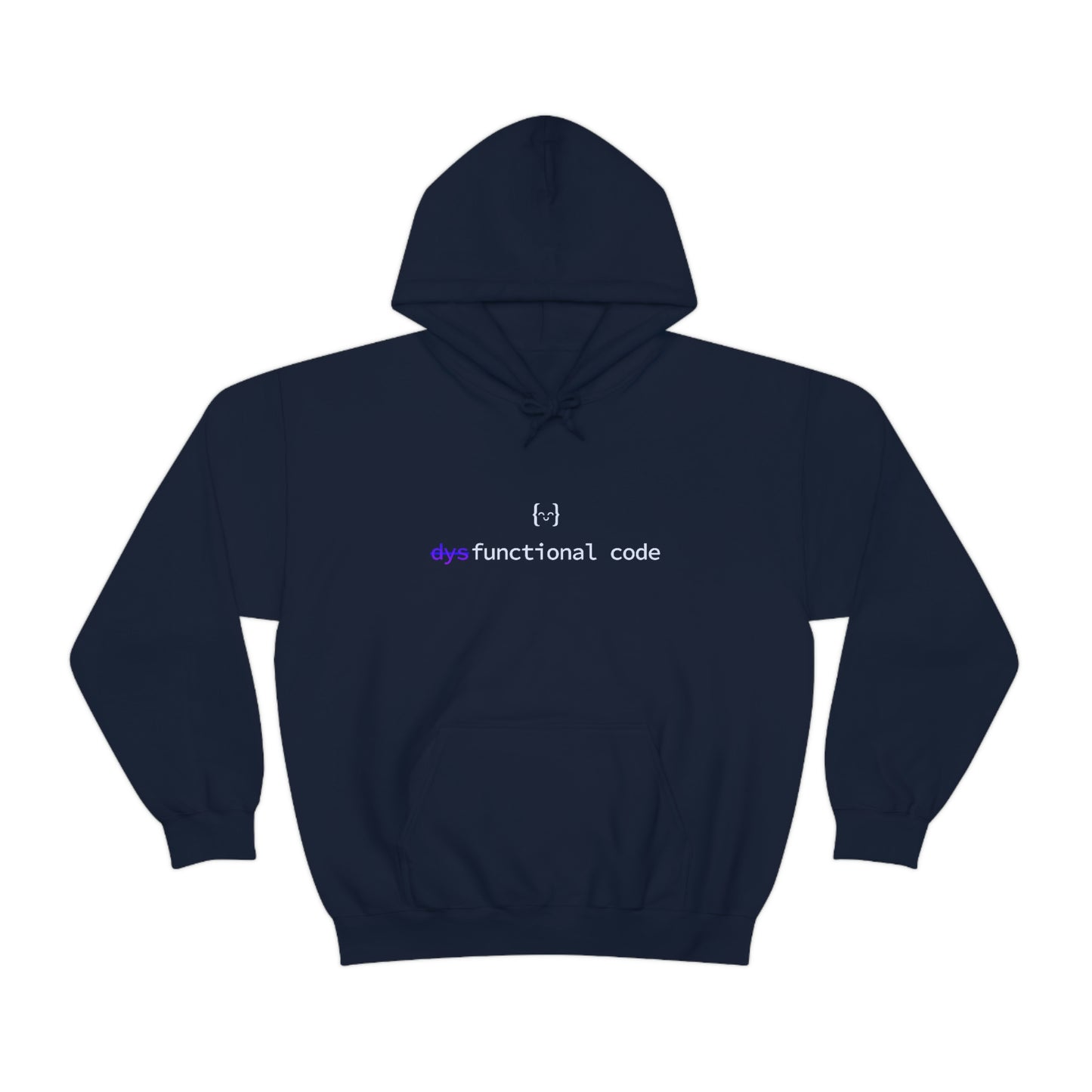 Unisex Hoodie - dysFunctional February LOGO FRONT - Dark Mode