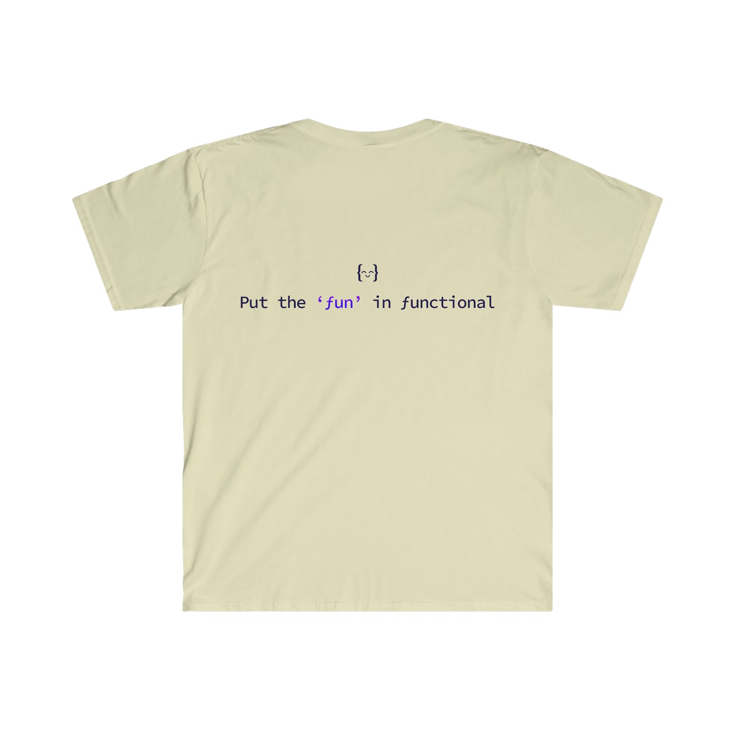 Unisex T-shirt - Fun In Functional LOGO BACK - Light