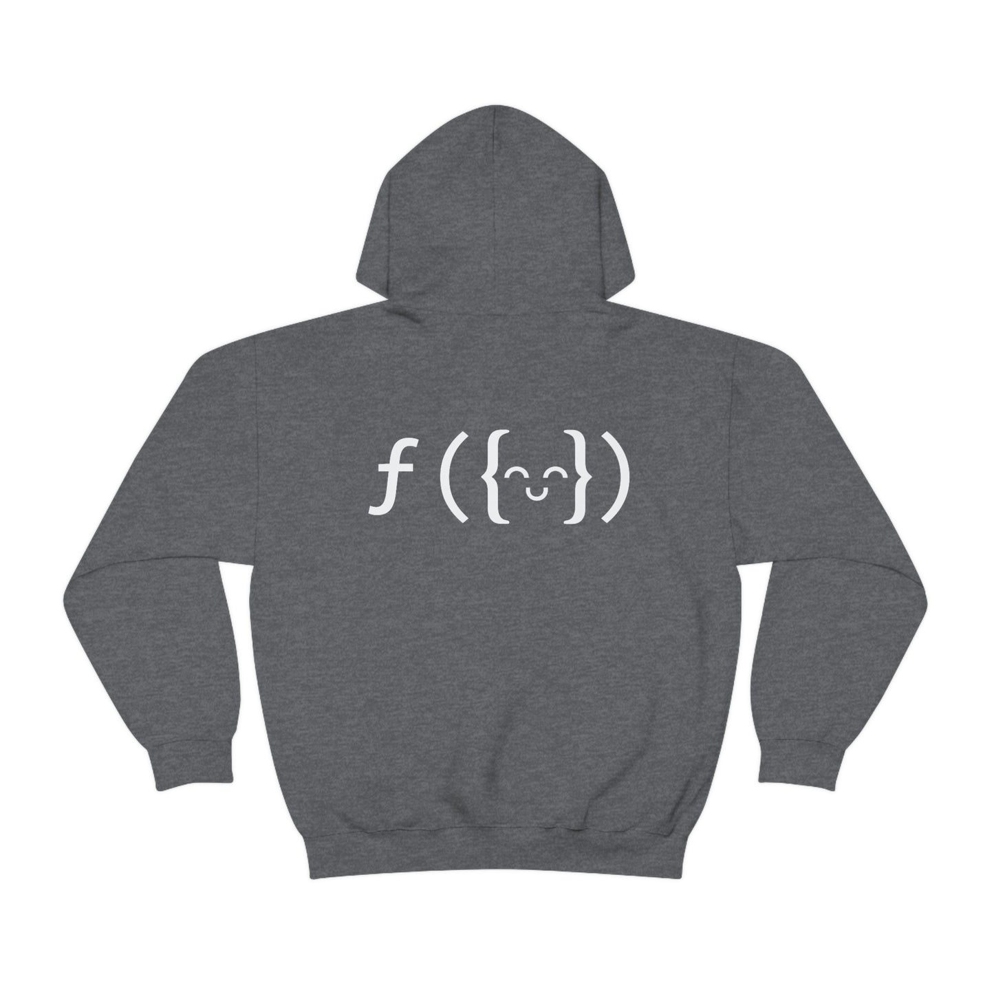Unisex Hoodie - f( ) LOGO BACK/EXERCISM LOGO FRONT - Dark Mode