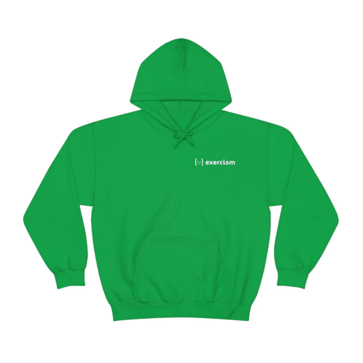 Unisex Hoodie - dysFunctional LOGO BACK/EXERCISM LOGO FRONT - Dark Mode