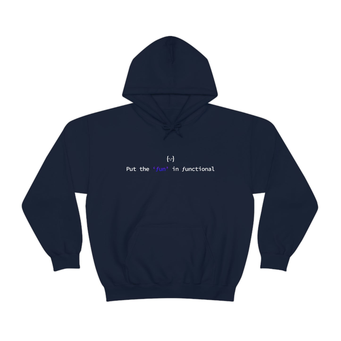 Unisex Hoodie - Fun in Functional LOGO FRONT - Dark Mode