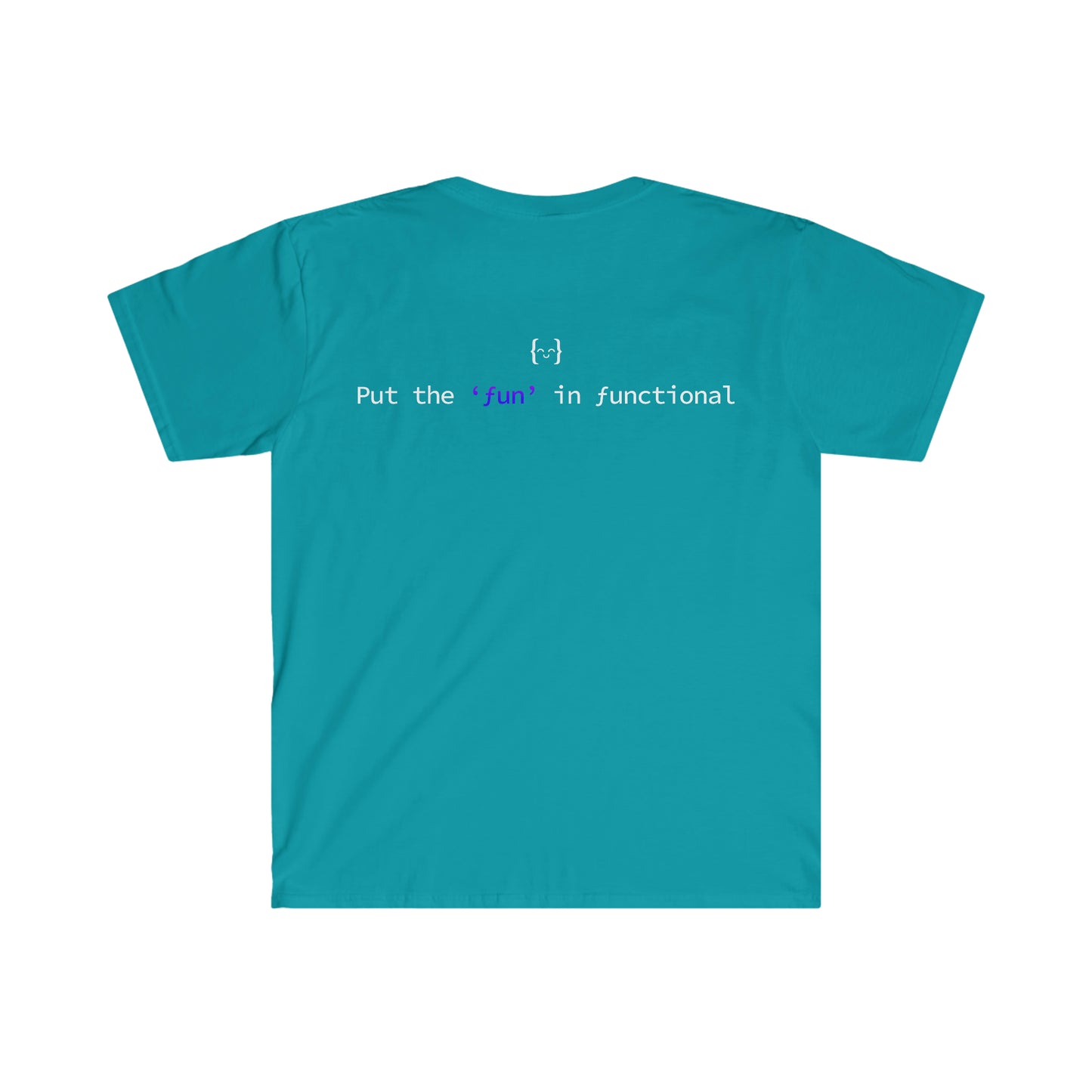 Unisex T-shirt - Fun in Functional LOGO BACK - Dark