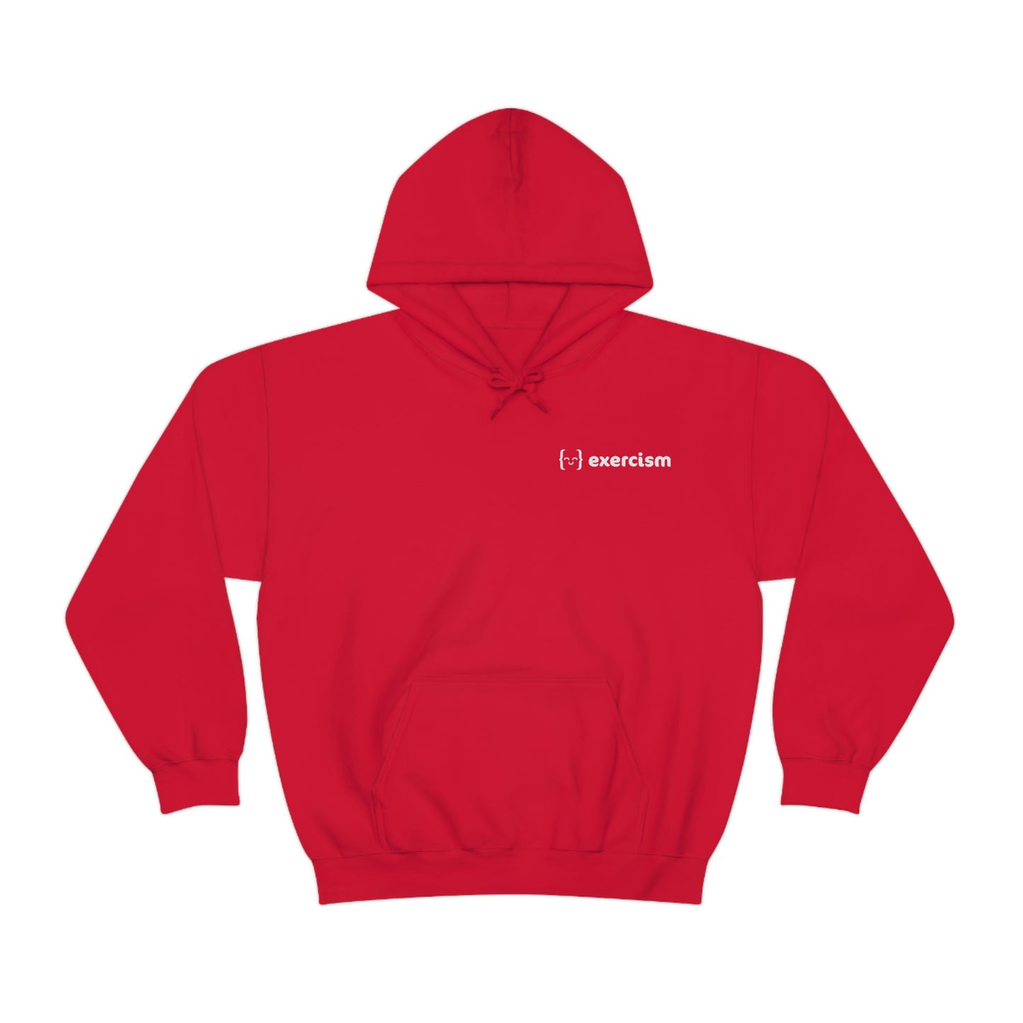 Unisex Hoodie - Fun in Functional LOGO BACK/EXERCISM LOGO FRONT - Dark Mode