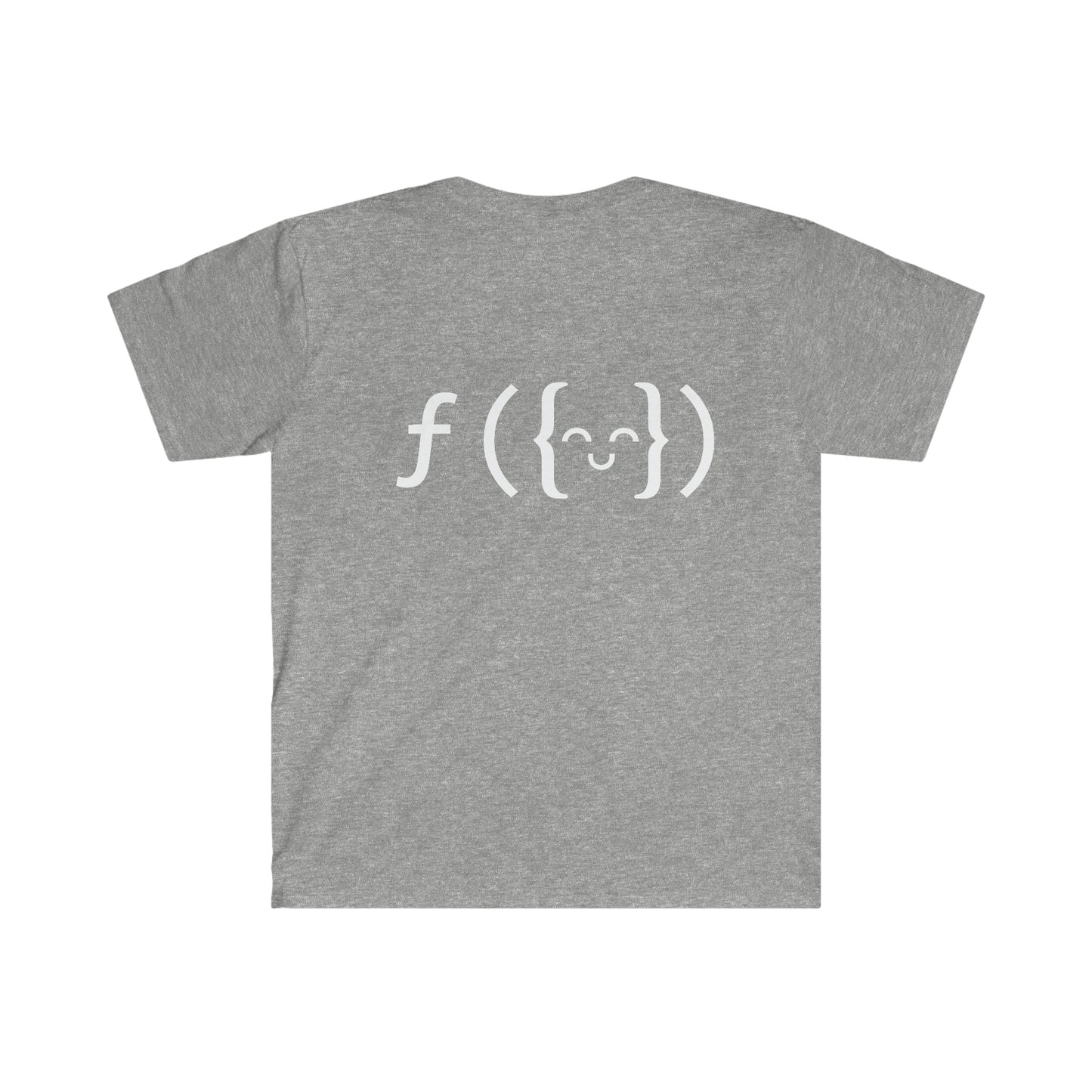 Unisex T-shirt - f( ) LOGO BACK - Dark