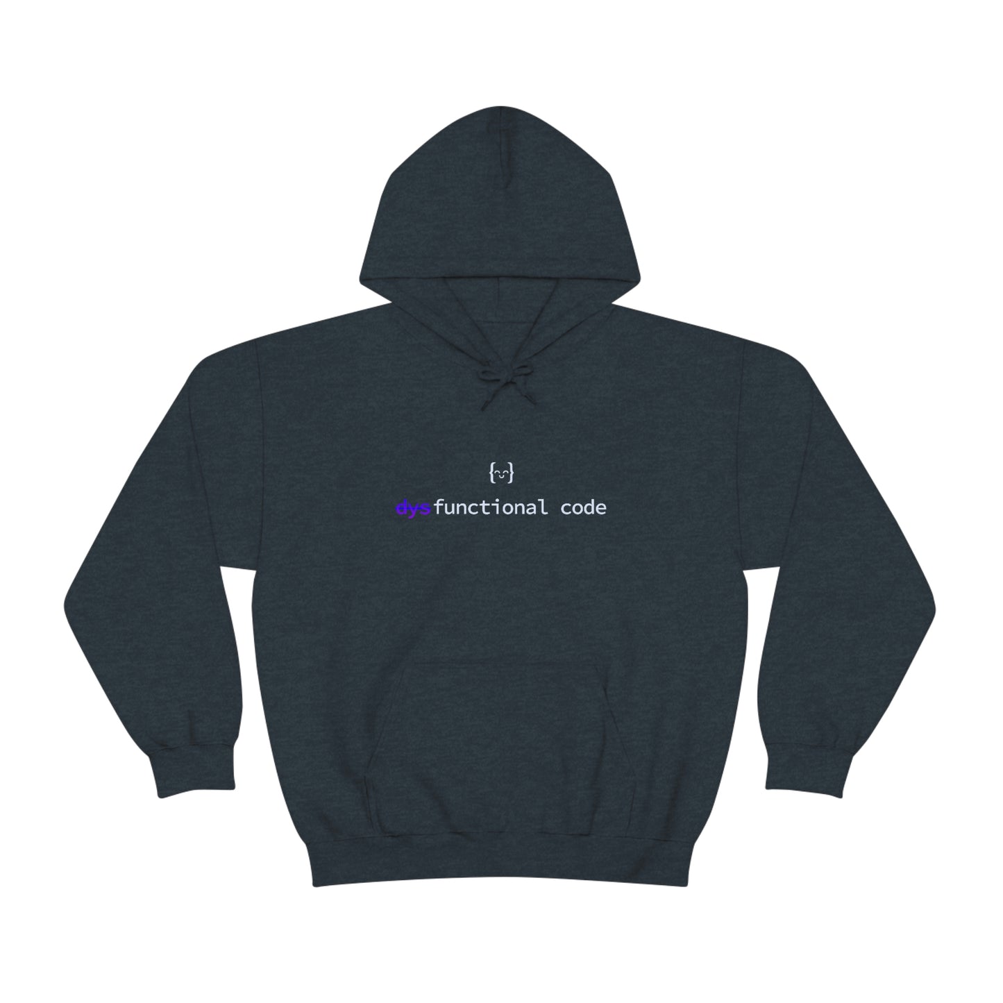 Unisex Hoodie - dysFunctional February LOGO FRONT - Dark Mode