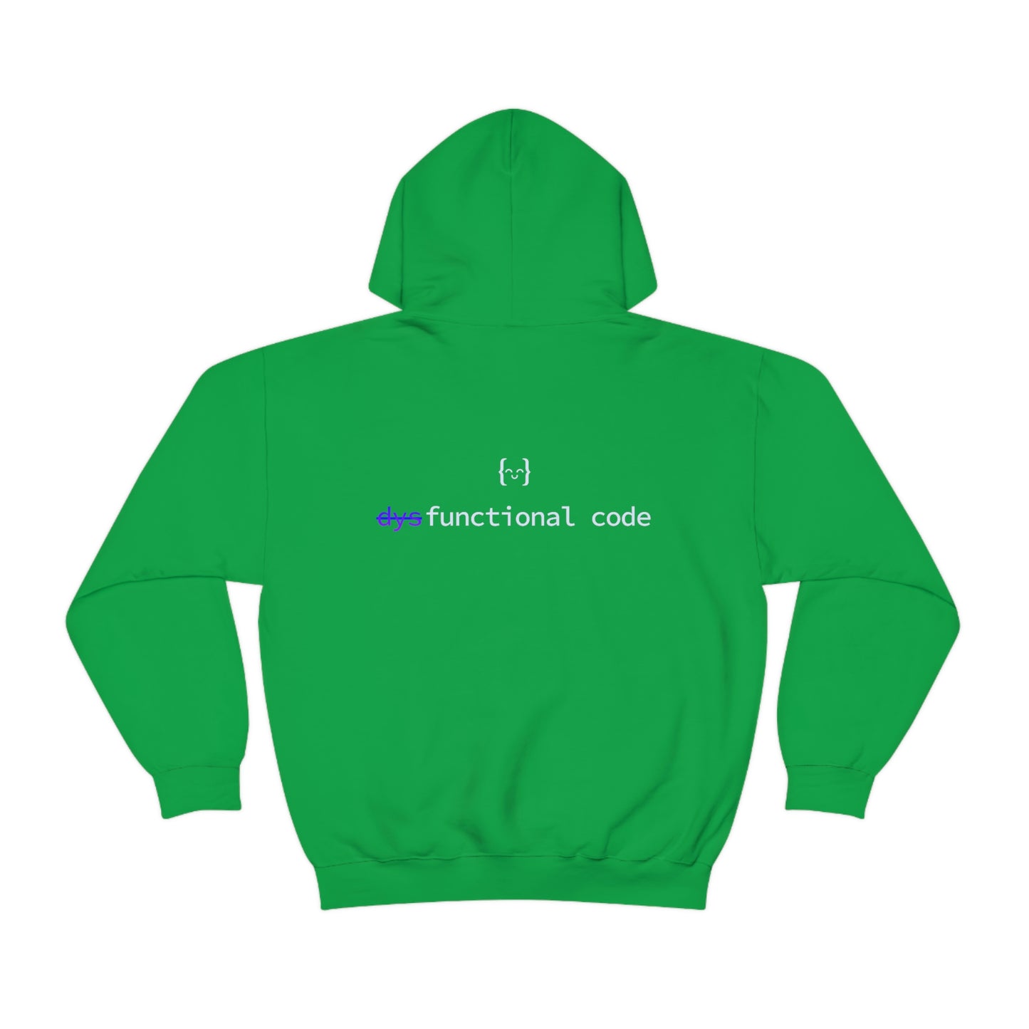 Unisex Hoodie - dysFunctional LOGO BACK/EXERCISM LOGO FRONT - Dark Mode