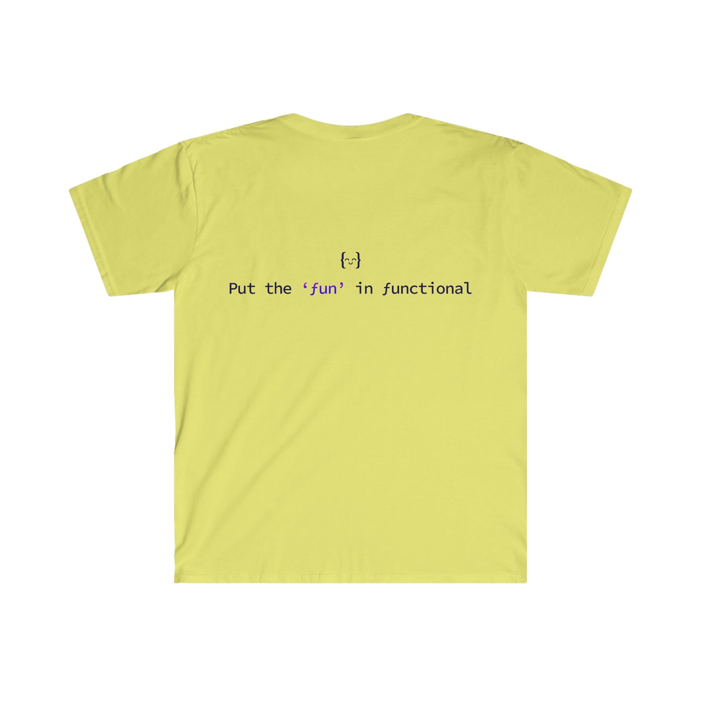 Unisex T-shirt - Fun In Functional LOGO BACK - Light