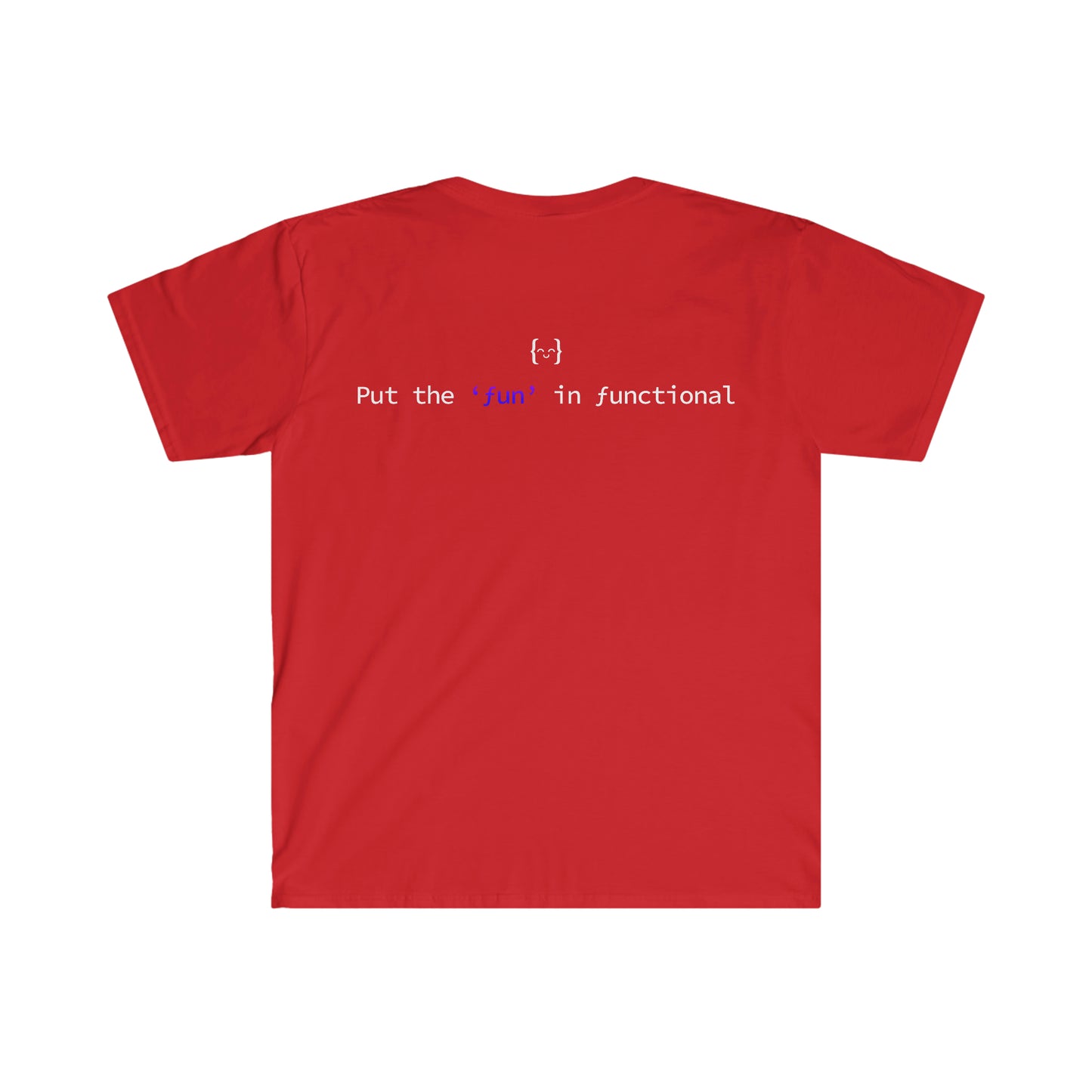 Unisex T-shirt - Fun in Functional LOGO BACK - Dark