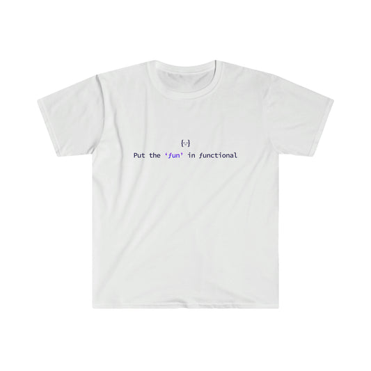 Unisex T-shirt - Fun In Functional LOGO FRONT - Light