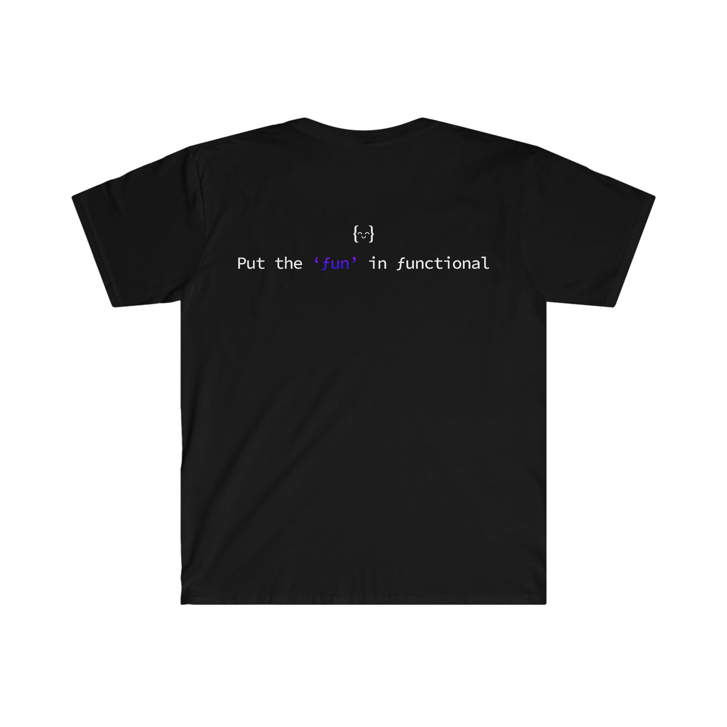 Unisex T-shirt - Fun in Functional LOGO BACK - Dark